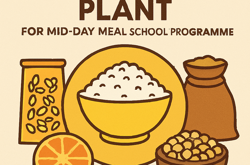 Energy Food Plant for Mid-Day Meal School programme